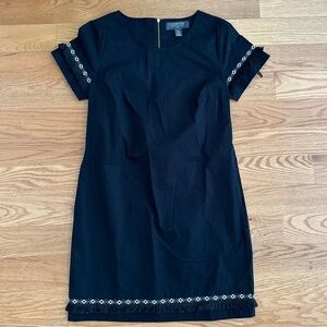 Coercion London NWOT Black Cotton Short-Sleeve Dress (4)